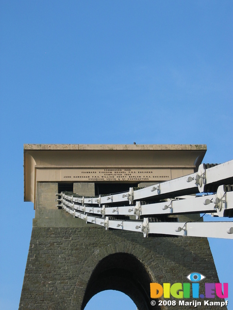 23648 Clifton suspension bridge detail